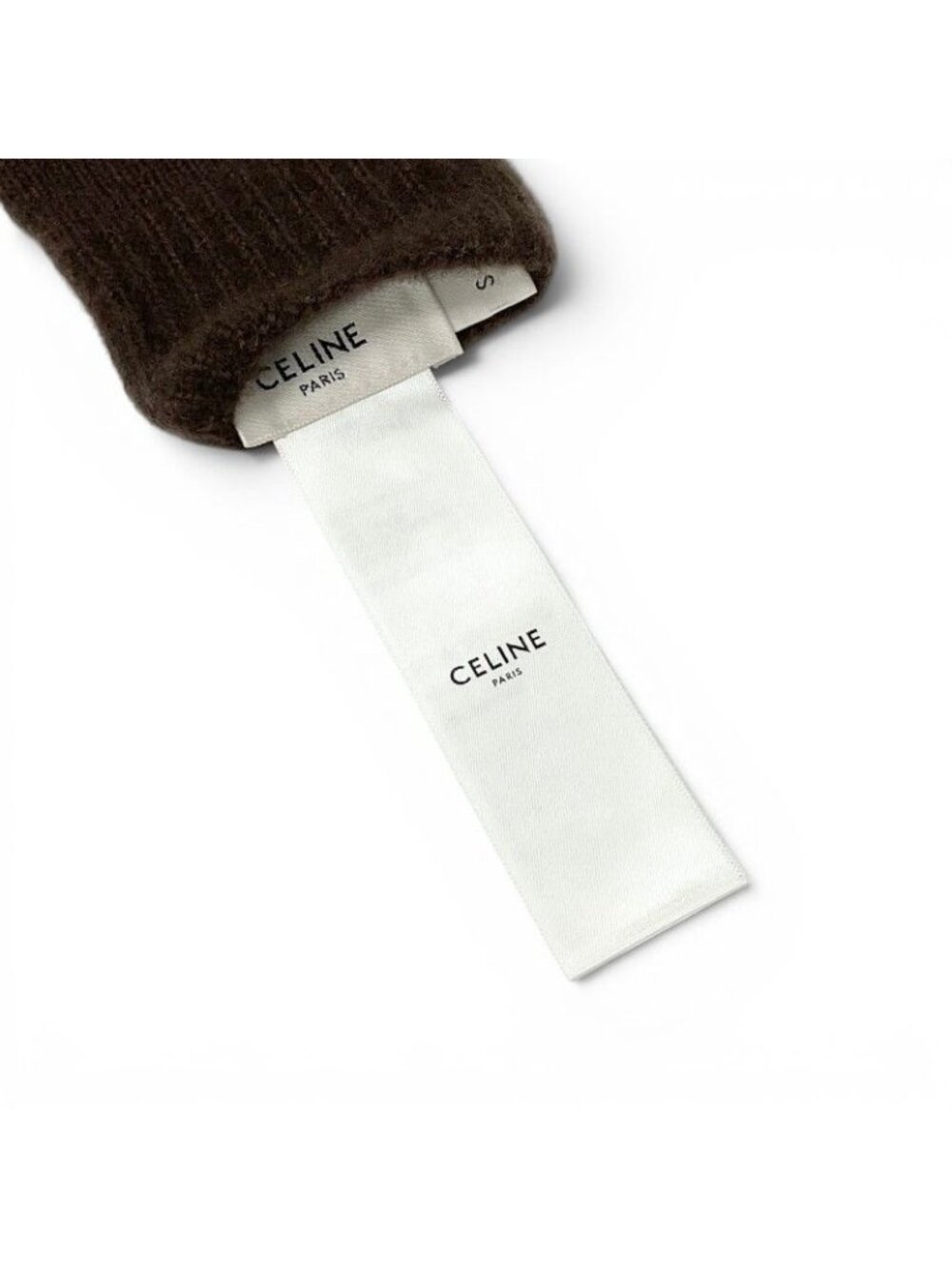 Celine Gloves Brown Triomphe Monogram - Picture 5 of 8